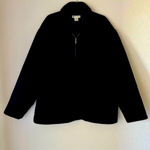 Wilke Rodriguez Wool Cashmere Zip Up Heavyweight Lined Bomber Jacket Cozy Winter